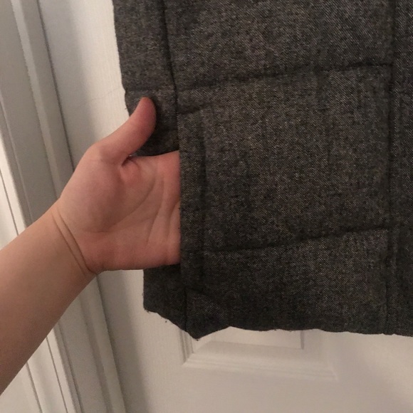 Fleece lined trendy grey vest - Picture 4 of 7